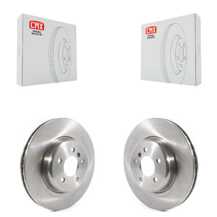 Front Disc Brake Rotors Pair For BMW 535i xDrive 535d 640i Gran Coupe ActiveHybrid 5 K8-101804