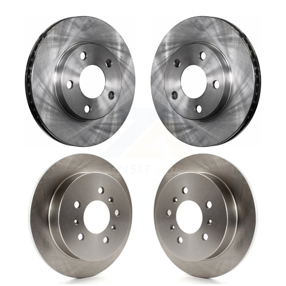 Front Rear Disc Brake Rotors Kit For Pontiac Grand Am Oldsmobile Alero K8-101807