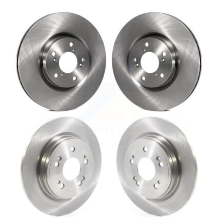 Front Rear Disc Brake Rotors Kit For 2014-2020 Acura RLX Sport Hybrid SH-AWD K8-101815