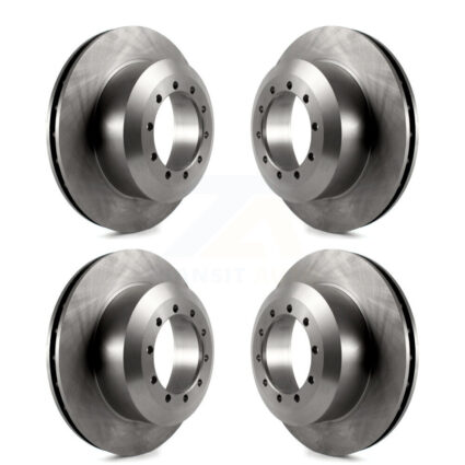 Front Rear Disc Brake Rotors Kit For Ford F-53 Motorhome Chassis F-59 Commercial Stripped K8-101819