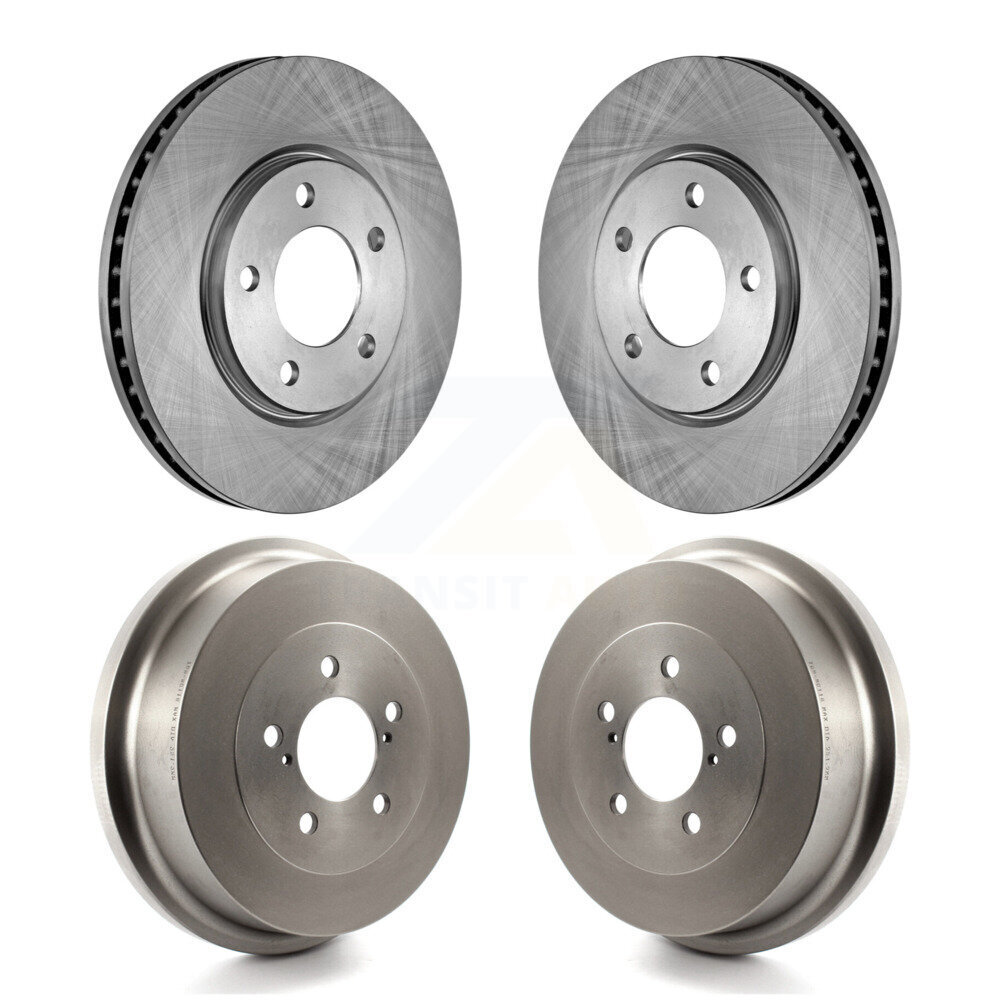 Front Rear Brake Rotors Drums Kit For Dodge Caravan Grand Chrysler Town & Country Voyager K8-101960