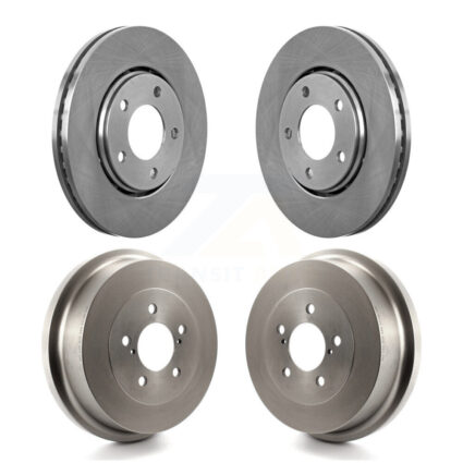 Front Rear Brake Rotors Drums Kit For Dodge Caravan Grand Chrysler Town & Country Voyager K8-101961