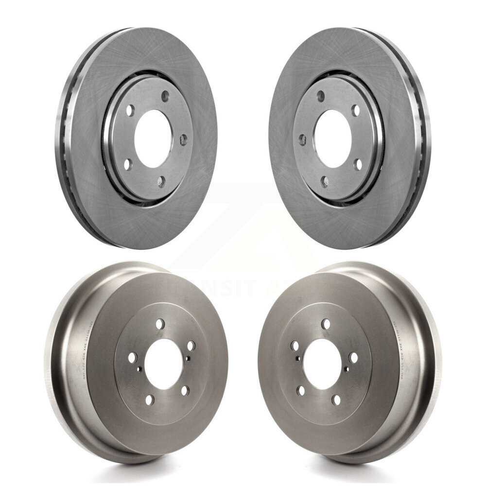 Front Rear Brake Rotors Drums Kit For Dodge Caravan Grand Chrysler Town & Country Voyager K8-101961