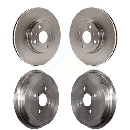 Front Rear Disc Brake Rotors Drums Kit For Toyota Yaris K8-101962