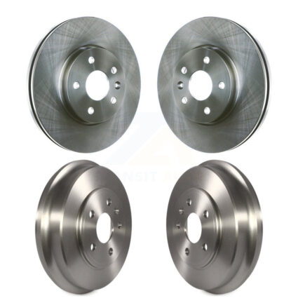 Front Rear Disc Brake Rotors Drums Kit For Chevrolet Sonic K8-101970