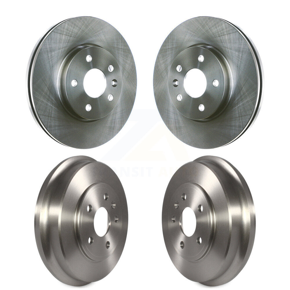 Front Rear Disc Brake Rotors Drums Kit For Chevrolet Sonic K8-101970