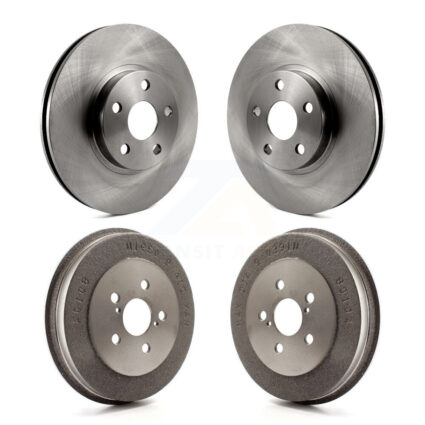 Front Rear Disc Brake Rotors Drums Kit For Toyota Matrix Pontiac Vibe K8-101973