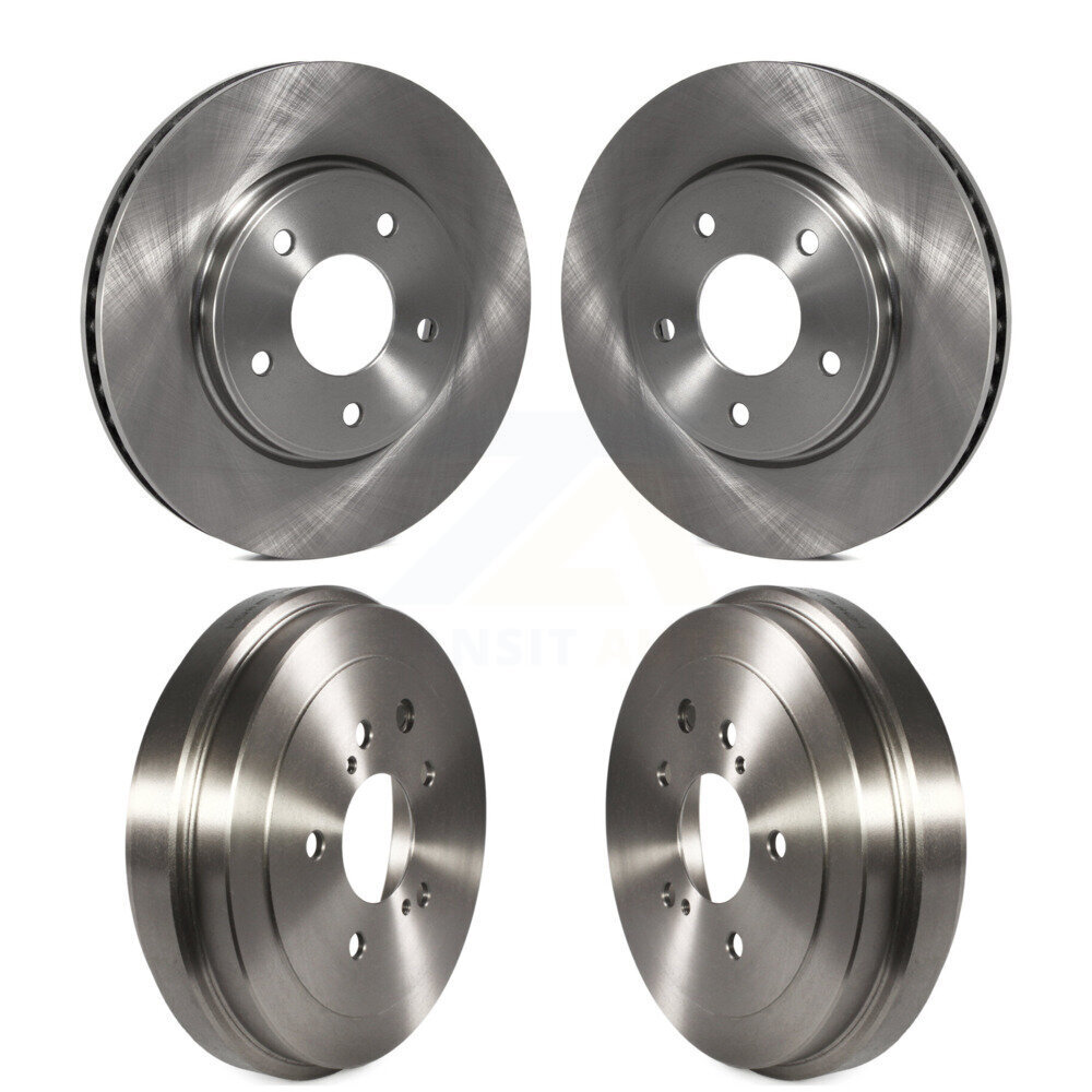 Front Rear Disc Brake Rotors Drums Kit For Nissan NV200 Chevrolet City Express K8-101974