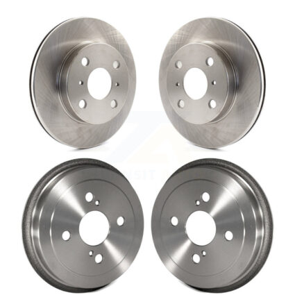 Front Rear Disc Brake Rotors Drums Kit For 2000 Toyota Echo To 08 00 K8-101978