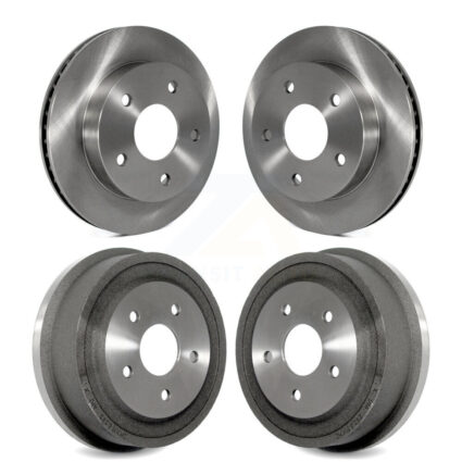 Front Rear Disc Brake Rotors Drums Kit For 2000-2001 Dodge Ram 1500 RWD K8-101979