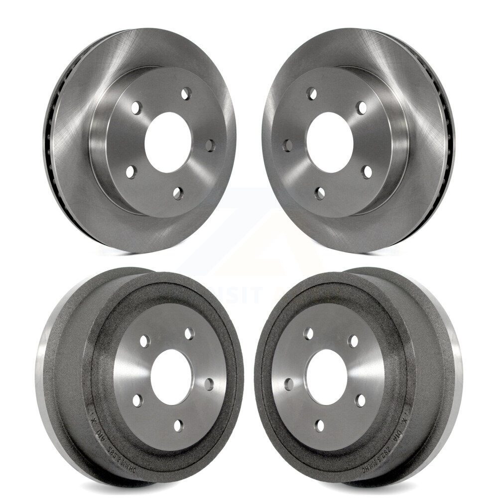 Front Rear Disc Brake Rotors Drums Kit For 2000-2001 Dodge Ram 1500 RWD K8-101979