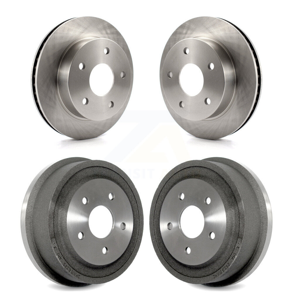 Front Rear Disc Brake Rotors Drums Kit For 2000-2001 Dodge Ram 1500 4WD K8-101980