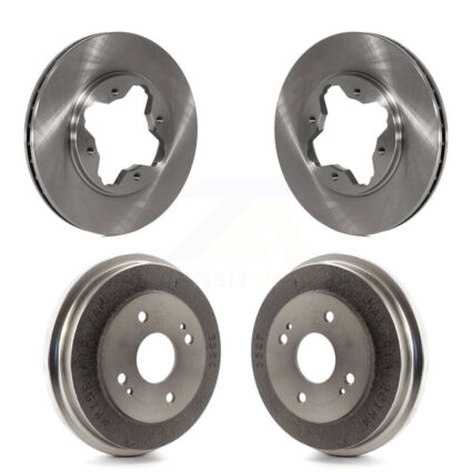 Front Rear Disc Brake Rotors Drums Kit For Honda Accord K8-101986
