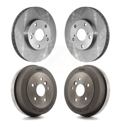 Front Rear Disc Brake Rotors Drums Kit For Toyota Camry Solara K8-101990