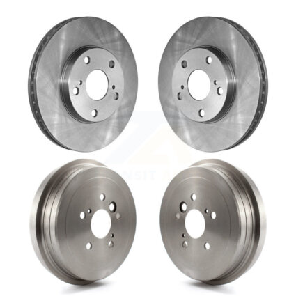 Front Rear Disc Brake Rotors Drums Kit For Toyota Camry K8-101991