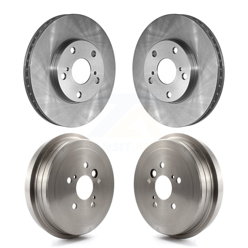 Front Rear Disc Brake Rotors Drums Kit For Toyota Camry K8-101991