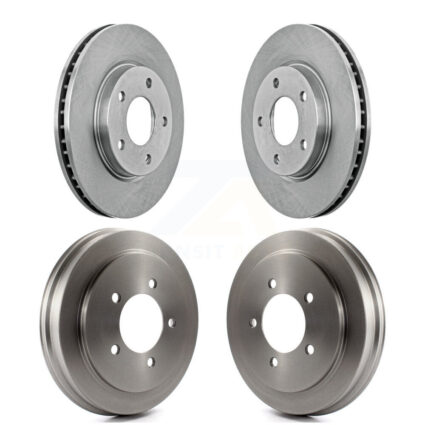 Front Rear Disc Brake Rotor Drum Kit For Dodge Caliber With 276mm Diameter K8-101997