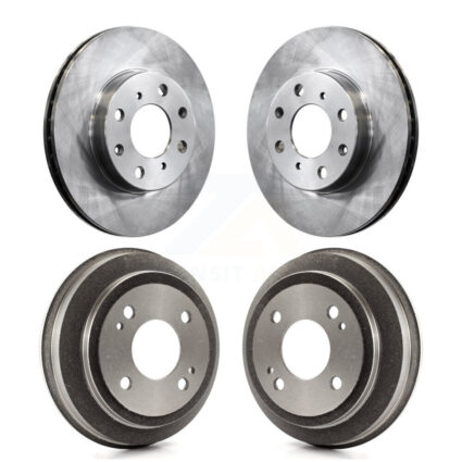 Front Rear Disc Brake Rotors Drums Kit For Honda Civic del Sol CRX K8-102000