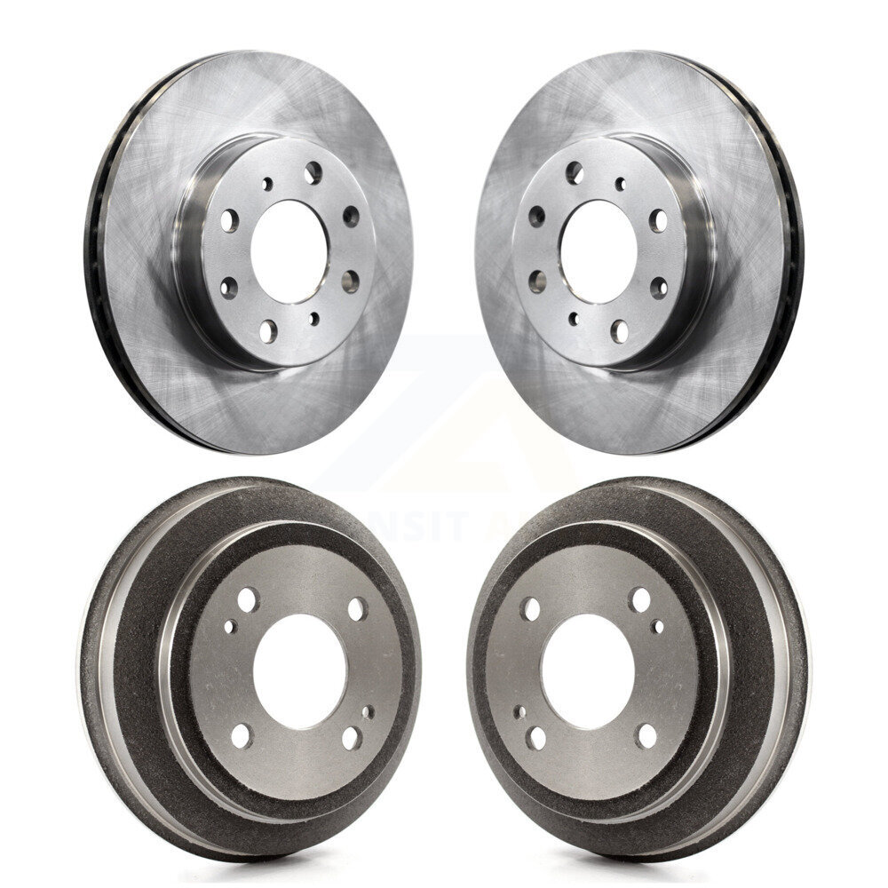 Front Rear Disc Brake Rotors Drums Kit For Honda Civic del Sol CRX K8-102000