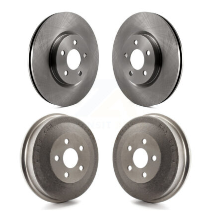 Front Rear Disc Brake Rotors Drums Kit For Chrysler PT Cruiser Naturally Aspirated K8-102016