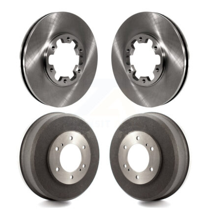 Front Rear Disc Brake Rotors Drums Kit For Nissan Xterra Frontier K8-102018