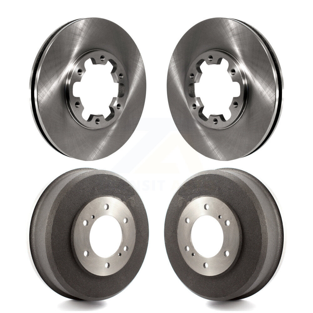 Front Rear Disc Brake Rotors Drums Kit For Nissan Xterra Frontier K8-102018