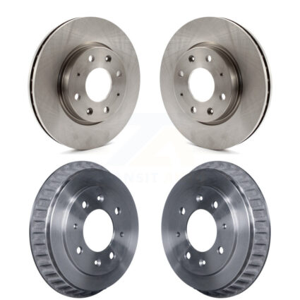Front Rear Disc Brake Rotors Drums Kit For Kia Spectra Spectra5 K8-102019