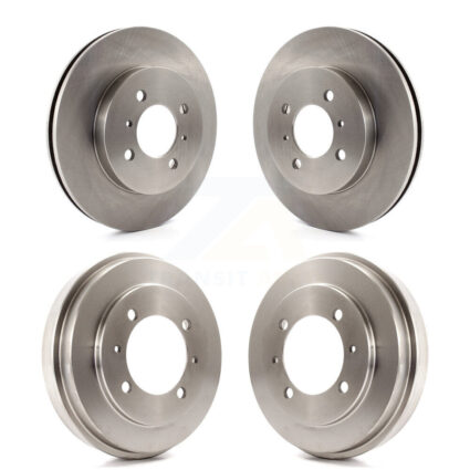 Front Rear Disc Brake Rotors Drums Kit For Mitsubishi Lancer ES K8-102023
