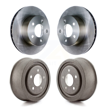 Front Rear Disc Brake Rotors Drums Kit For Jeep Wrangler Cherokee Comanche Wagoneer TJ K8-102024