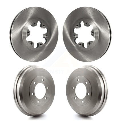 Front Rear Brake Rotors Drum Kit For Chevrolet Colorado GMC Canyon Isuzu i-280 i-350 i-290 K8-102030
