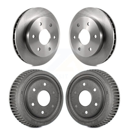 Front Rear Disc Brake Rotors Drums Kit For K1500 Chevrolet GMC Tahoe Yukon Blazer K8-102036