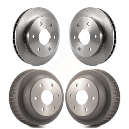 Front Rear Disc Brake Rotors Drums Kit For K1500 GMC Chevrolet K2500 K8-102037