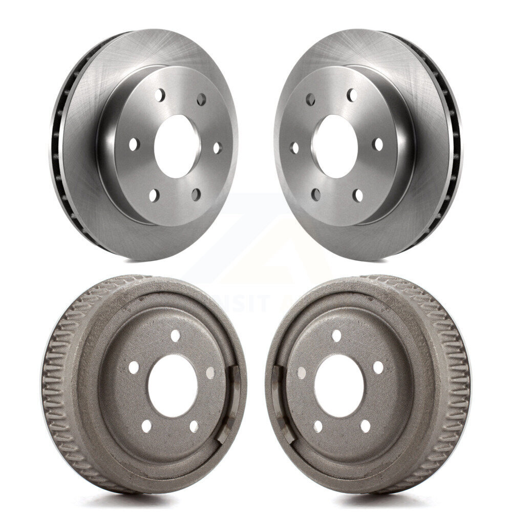 Front Rear Brake Rotor Drum Kit For GMC Yukon 4WD With 10" Diameter 5 Lug Wheels K8-102038