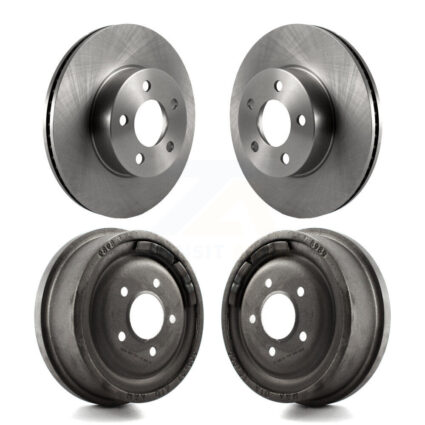 Front Rear Disc Brake Rotors Drums Kit For Ford Ranger Mazda B4000 With 10″ Diameter Drum K8-102046