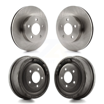 Front Rear Disc Brake Rotors Drums Kit For Ford Ranger Mazda B4000 B3000 4WD K8-102049