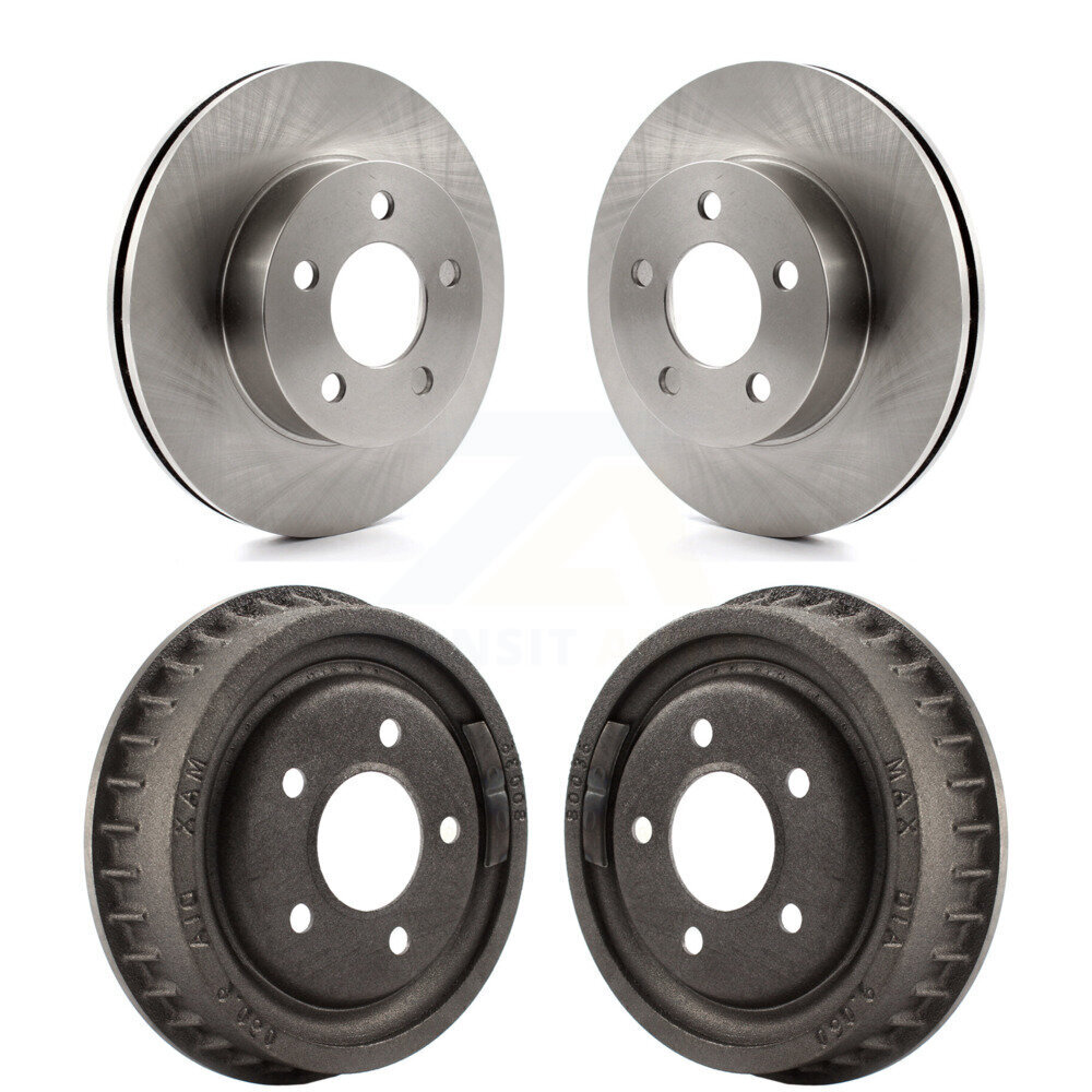 Front Rear Disc Brake Rotors Drums Kit For Ford Ranger Mazda B4000 B3000 4WD K8-102050