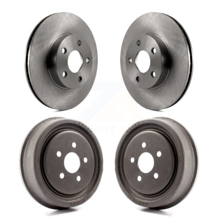 Front Rear Disc Brake Rotors Drum Kit For 2003-2005 Pontiac Sunfire Chevrolet Cavalier K8-102055