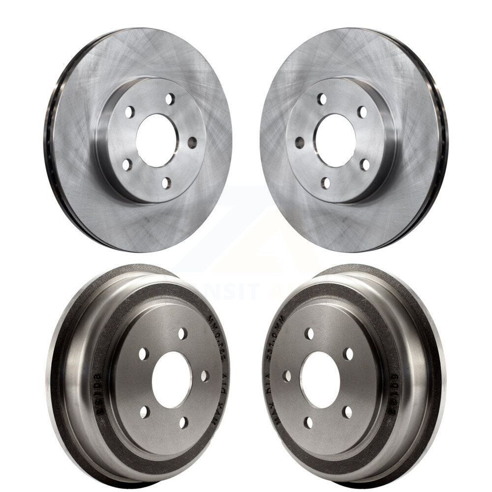 Front Rear Disc Brake Rotors Drums Kit For Chevrolet Cobalt Pontiac G5 K8-102060