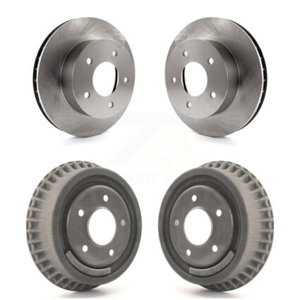 Front Rear Disc Brake Rotors Drums Kit For 1990-2002 Chevrolet Astro GMC Safari AWD K8-102062