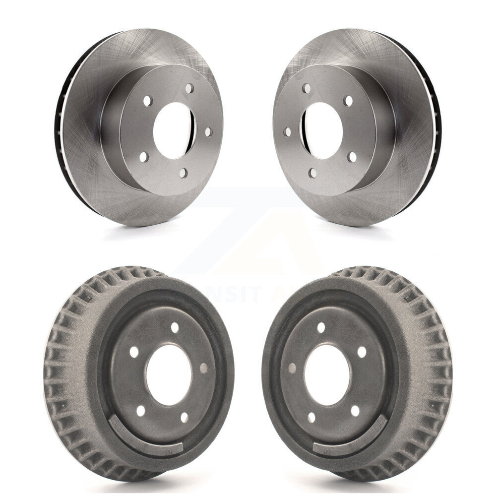 Front Rear Disc Brake Rotors Drums Kit For 1990-2002 Chevrolet Astro GMC Safari AWD K8-102062