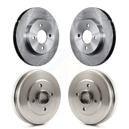Front Rear Disc Brake Rotors Drums Kit For Nissan Micra Versa Note K8-102069