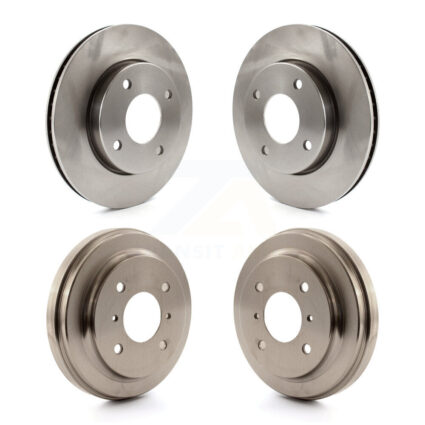 Front Rear Disc Brake Rotors Drums Kit For 2009-2011 Nissan Versa 1.6L K8-102070
