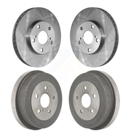 Front Rear Disc Brake Rotors Drums Kit For Toyota Camry Solara K8-102076