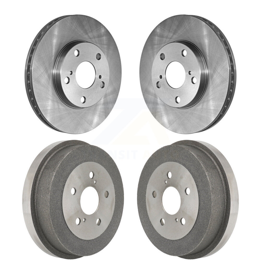 Front Rear Disc Brake Rotors Drums Kit For Toyota Camry Solara K8-102076