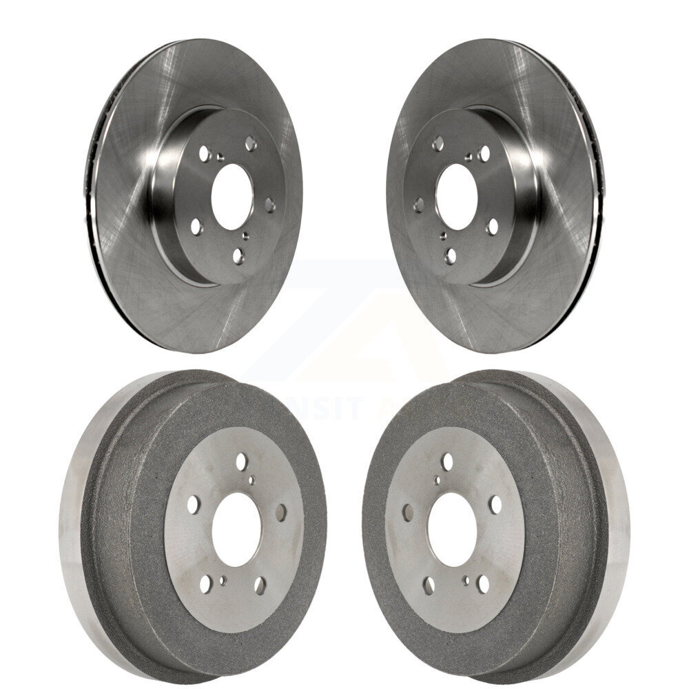 Front Rear Disc Brake Rotors Drums Kit For Toyota RAV4 K8-102077