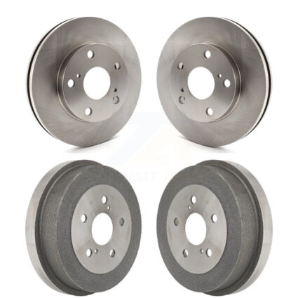 Front Rear Disc Brake Rotors Drums Kit For Toyota Camry 2.2L K8-102078