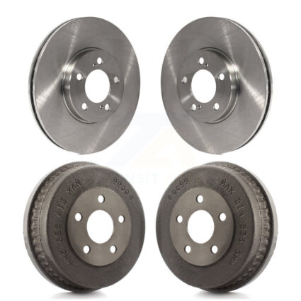 Front Rear Disc Brake Rotors Drums Kit For Ford Taurus Mercury Sable K8-102085