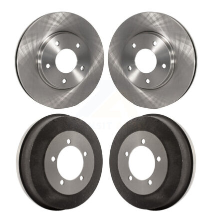 Front Rear Disc Brake Rotors Drum Kit For Chrysler Sebring Mitsubishi Eclipse Galant Dodge K8-102086