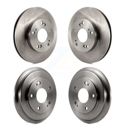 Front Rear Disc Brake Rotors Drums Kit For Honda Civic K8-102091