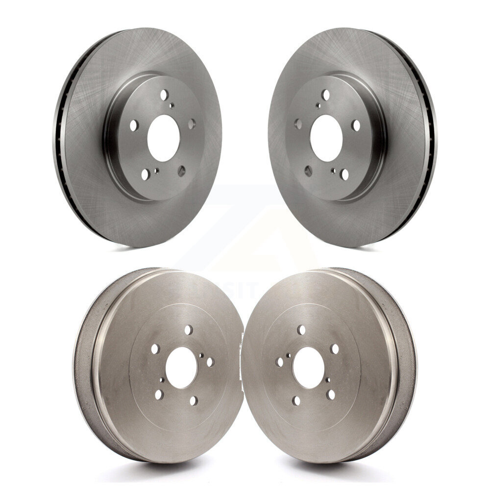 Front Rear Disc Brake Rotors Drums Kit For 2004-2010 Toyota Sienna K8-102106